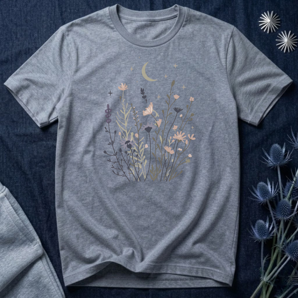 Moonlit Wildflowers T-Shirt
