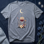 Celestial Red Wine & Wildflowers Graphic Tee