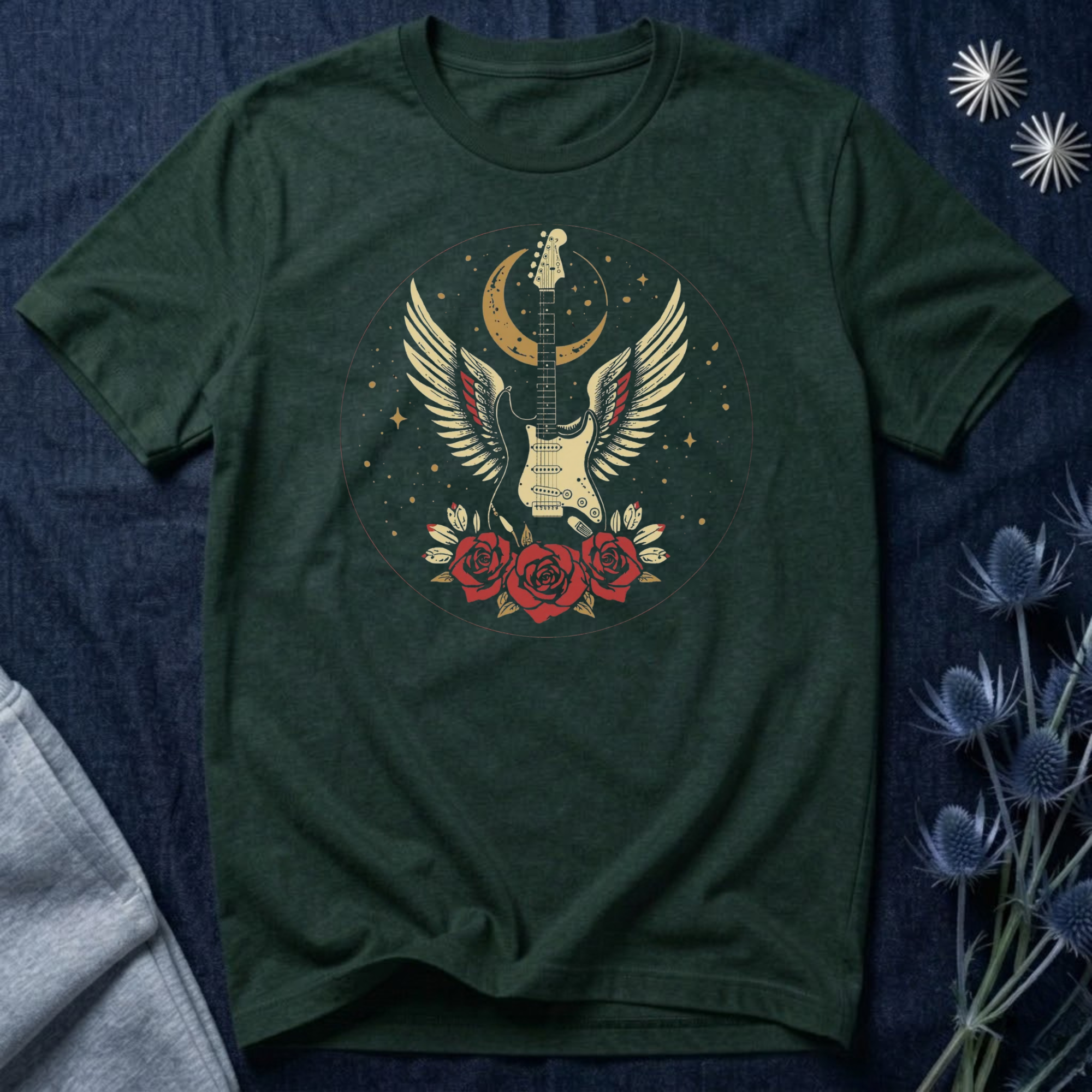 Celestial Rock n Roses T-Shirt