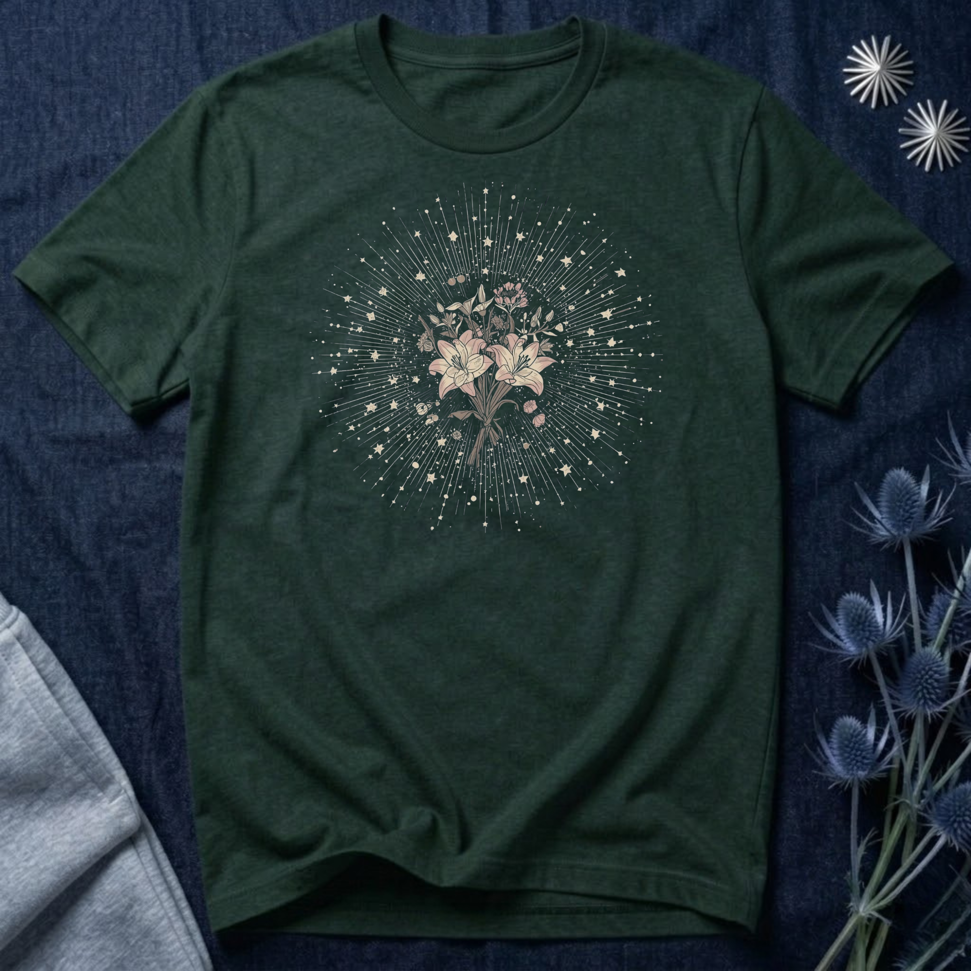 Starburst Floral Graphic T-Shirt
