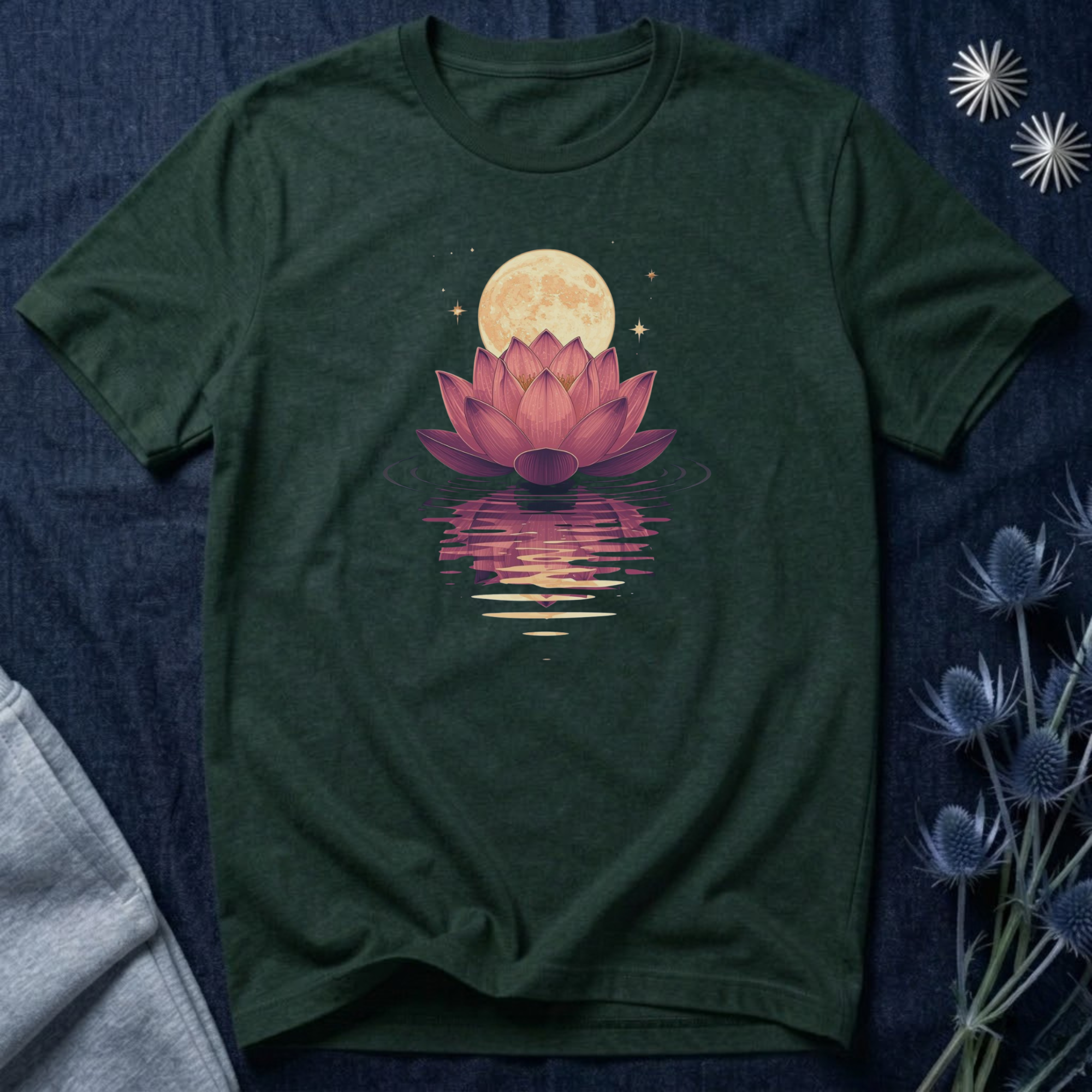 Lotus Moon Reflection T-Shirt