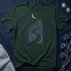 Moonlit Wildflower Winding Path Graphic Tee