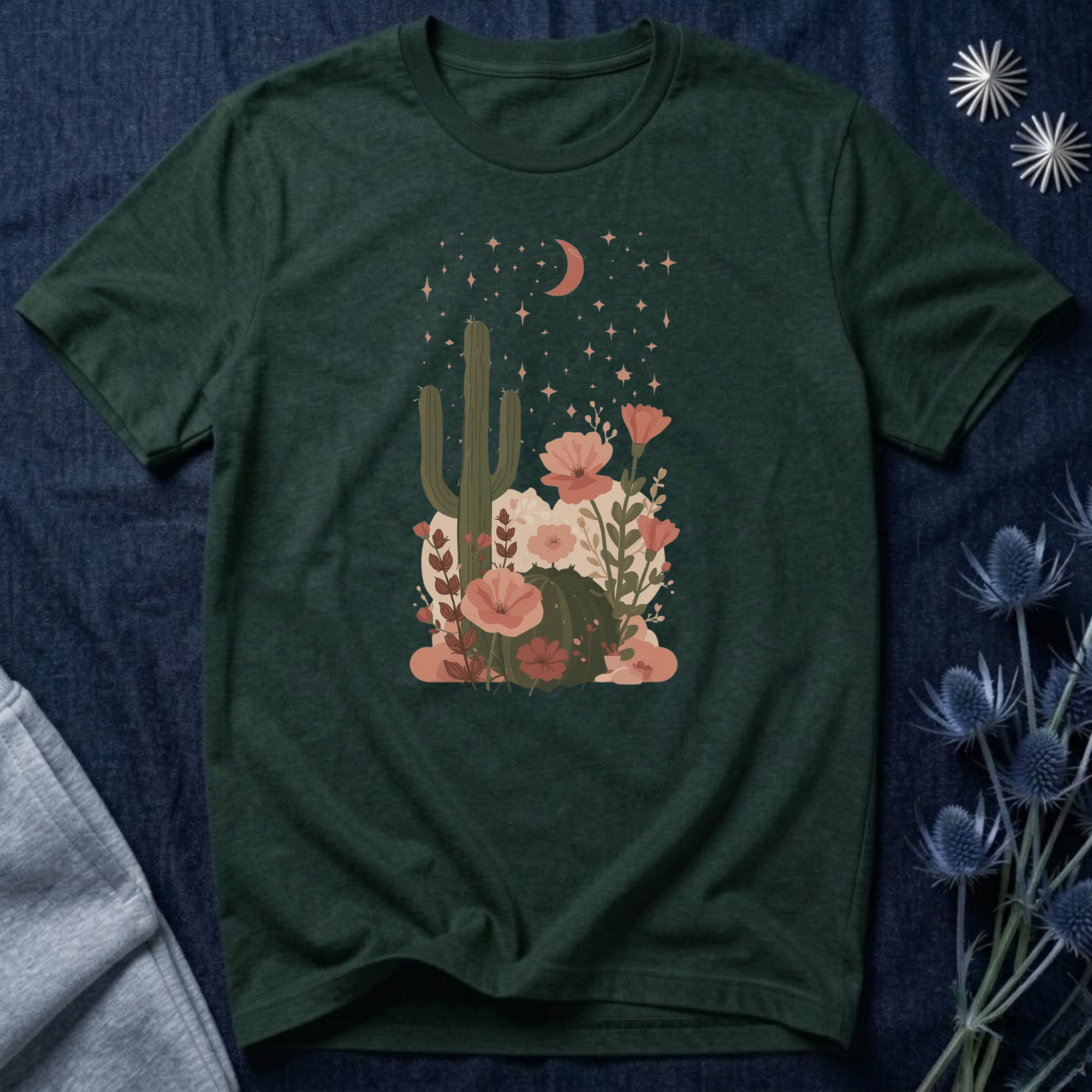 Celestial Floral Desert T-Shirt