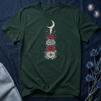Moon & Lightning Rose Graphic Tee