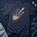 Shooting Stars & Roses Celestial Graphic T-Shirt