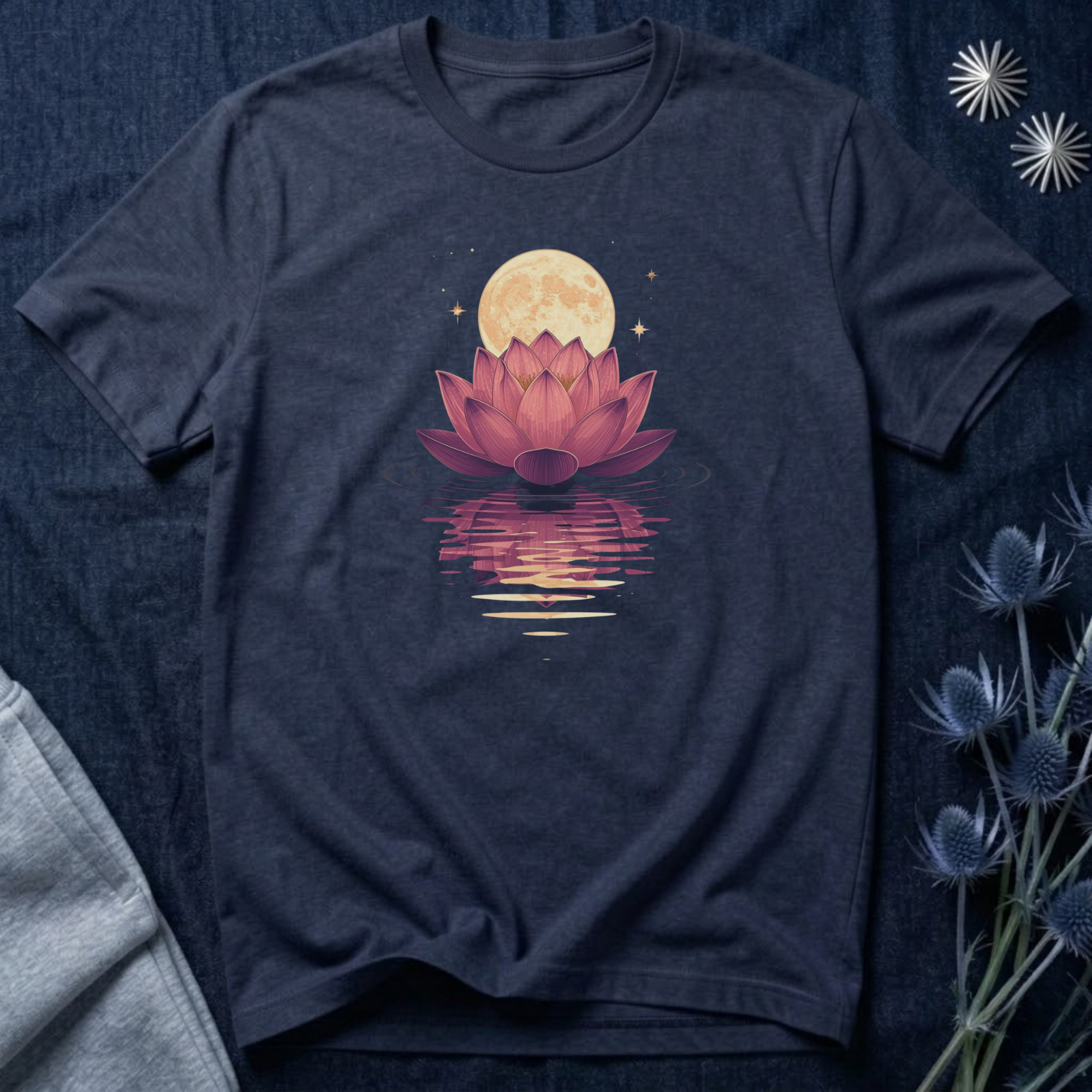 Lotus Moon Reflection T-Shirt