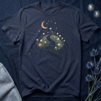 Moonlit Wildflower Path Graphic T-Shirt