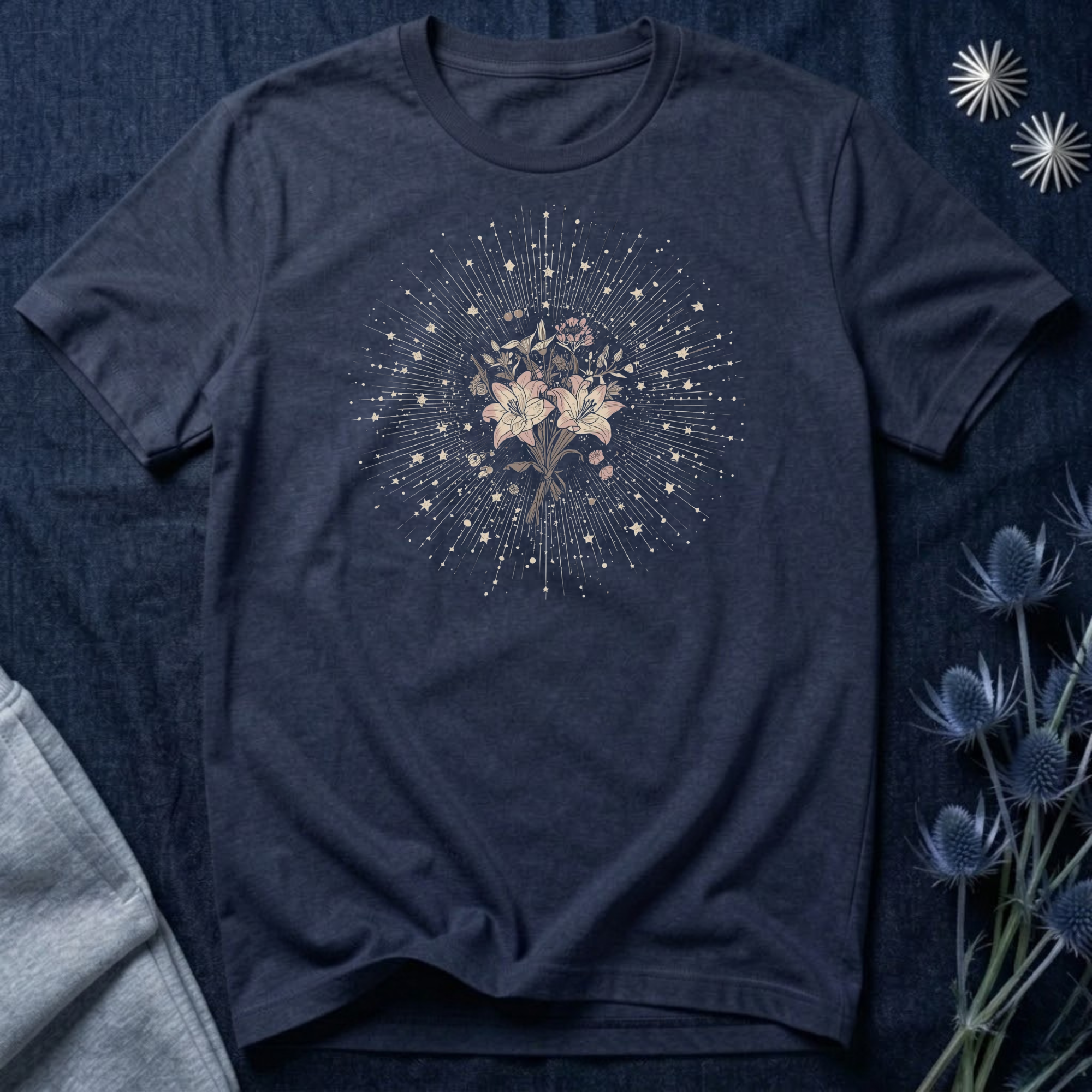 Starburst Floral Graphic T-Shirt