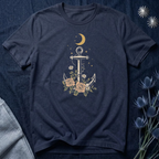 Celestial Blooming Anchor T-Shirt