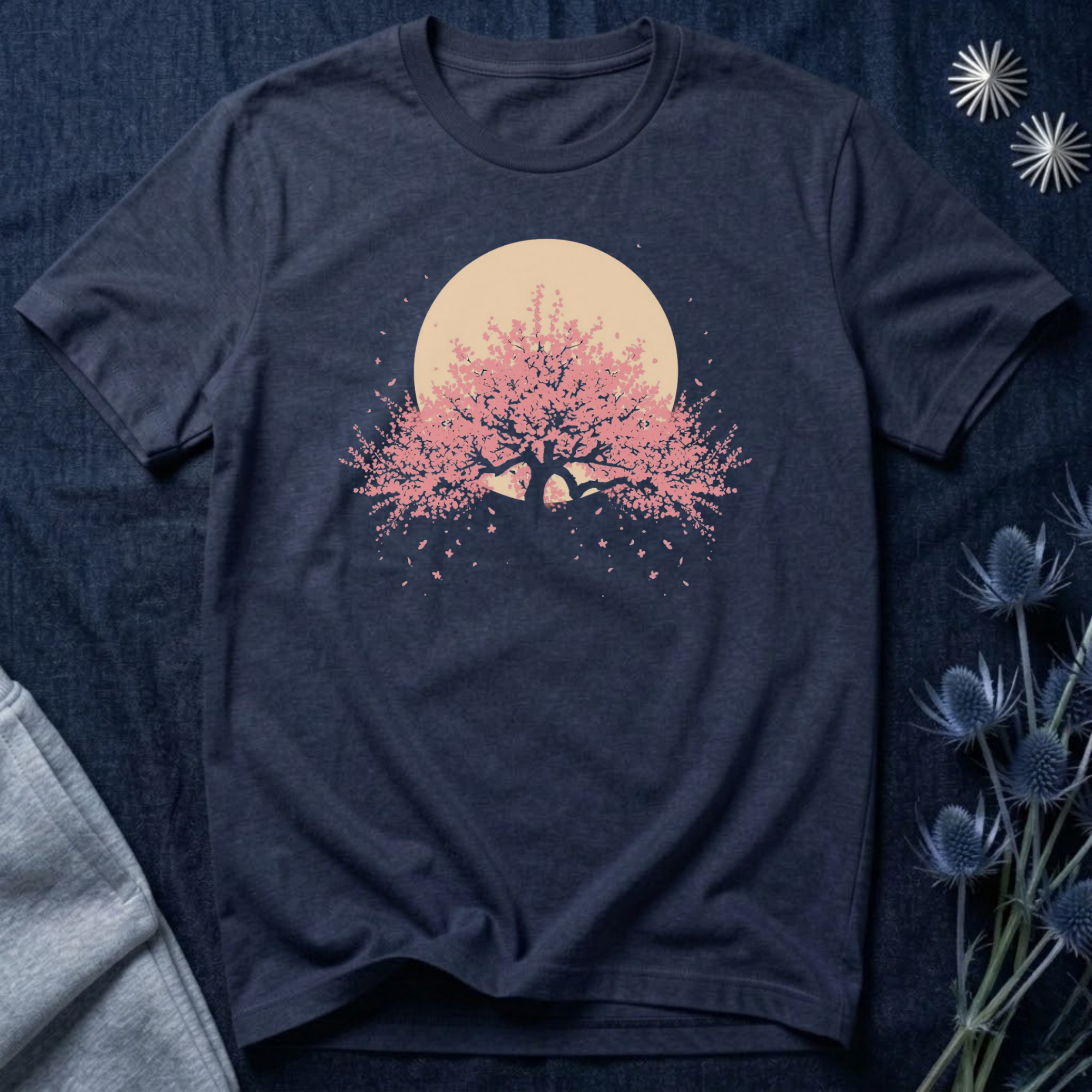 Moonlit Cherry Blossoms T-Shirt