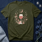 Celestial Rosé & Blush Florals Graphic T-Shirt