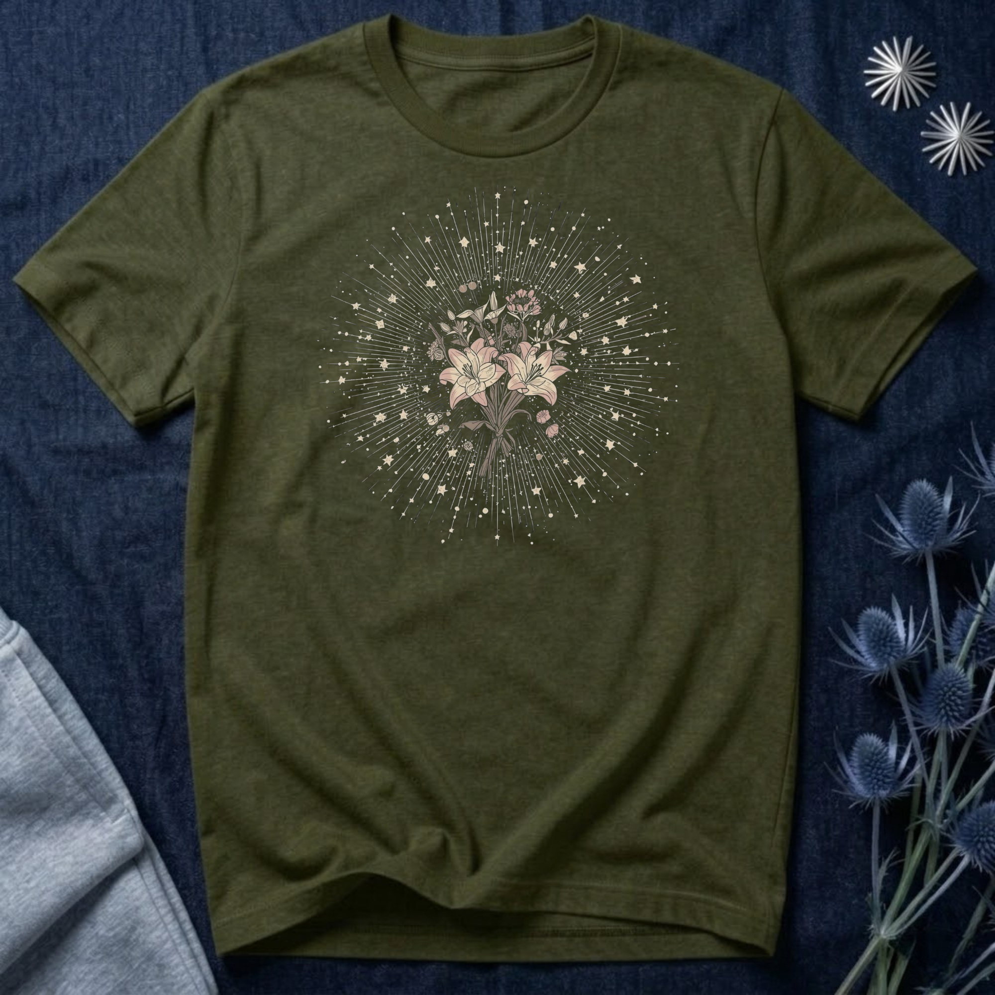 Starburst Floral Graphic T-Shirt