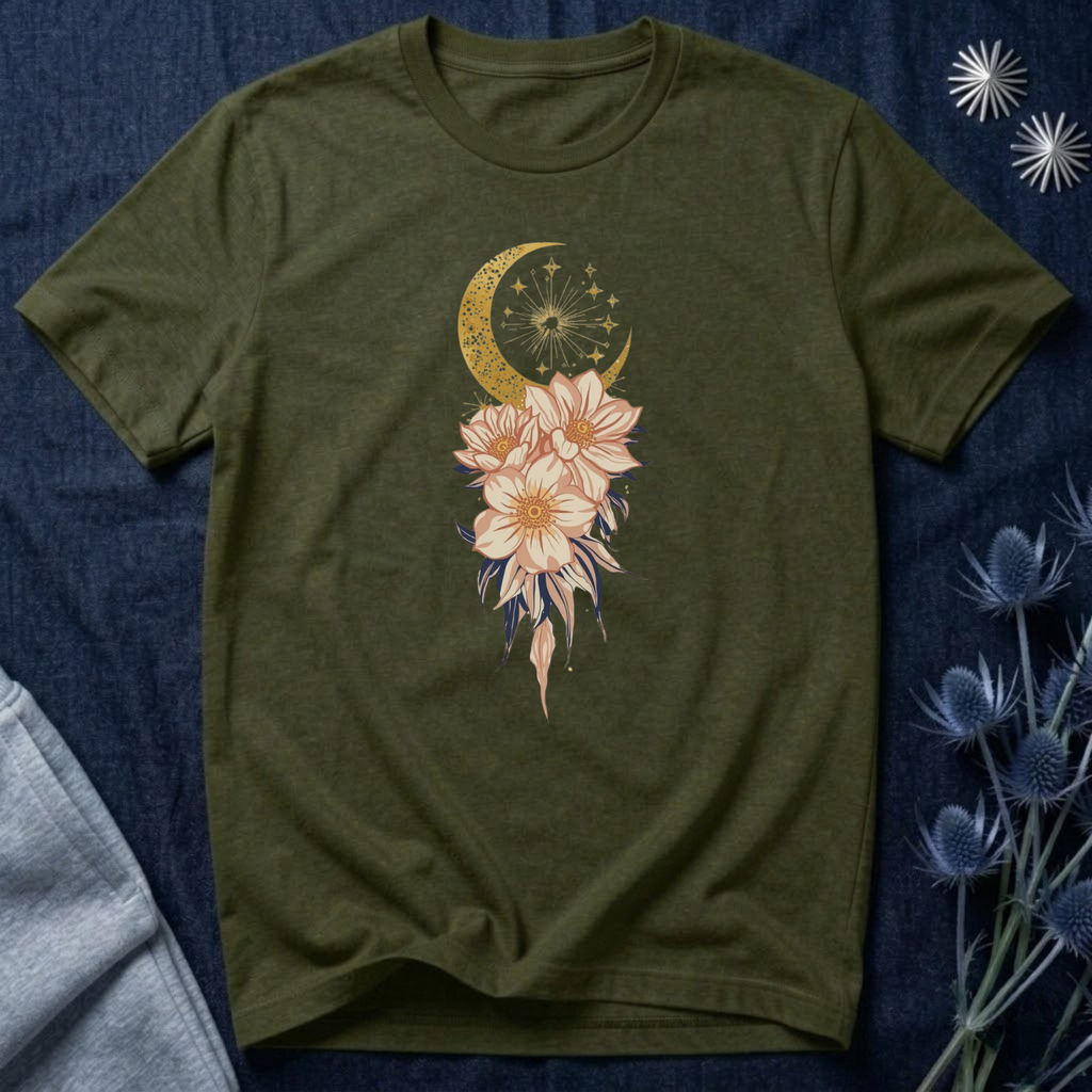 Gold Moon Botanical T-Shirt