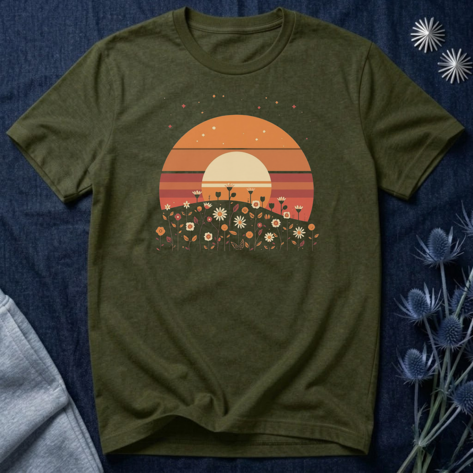 Sunset Wildflowers T-Shirt