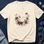 Celestial Rose Book Lover Graphic T-Shirt