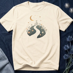Moonlit Wildflower Path Graphic T-Shirt