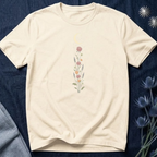 Wildflowers and Crescent Moon T-Shirt
