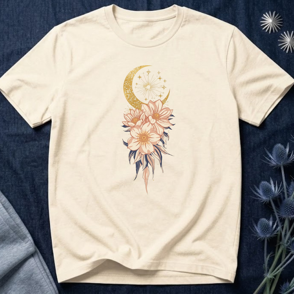 Gold Moon Botanical T-Shirt