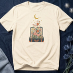 Blooming Suitcase Celestial Graphic T-Shirt