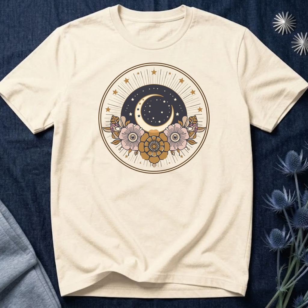 Mystic Moon & Stars Botanical T-Shirt