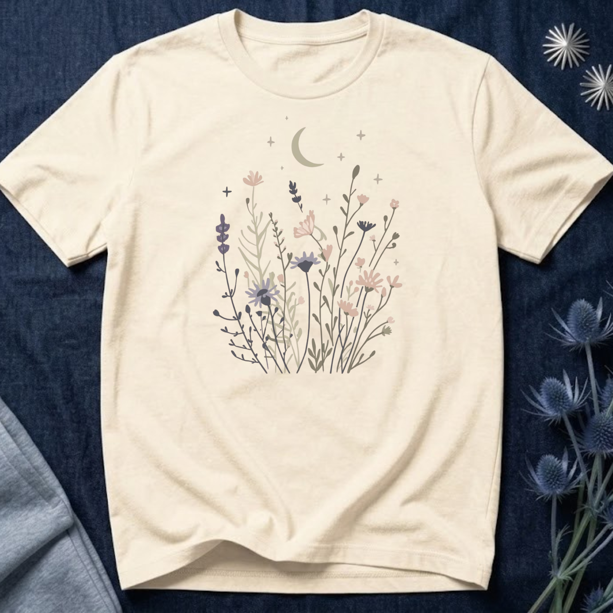 Moonlit Wildflowers T-Shirt