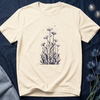 Moonlit Wildflower Night Graphic T-Shirt