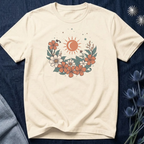 Tropical Sun & Moon Floral T-Shirt