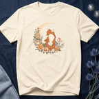 Crescent Moon and Wildflower Fox T-Shirt