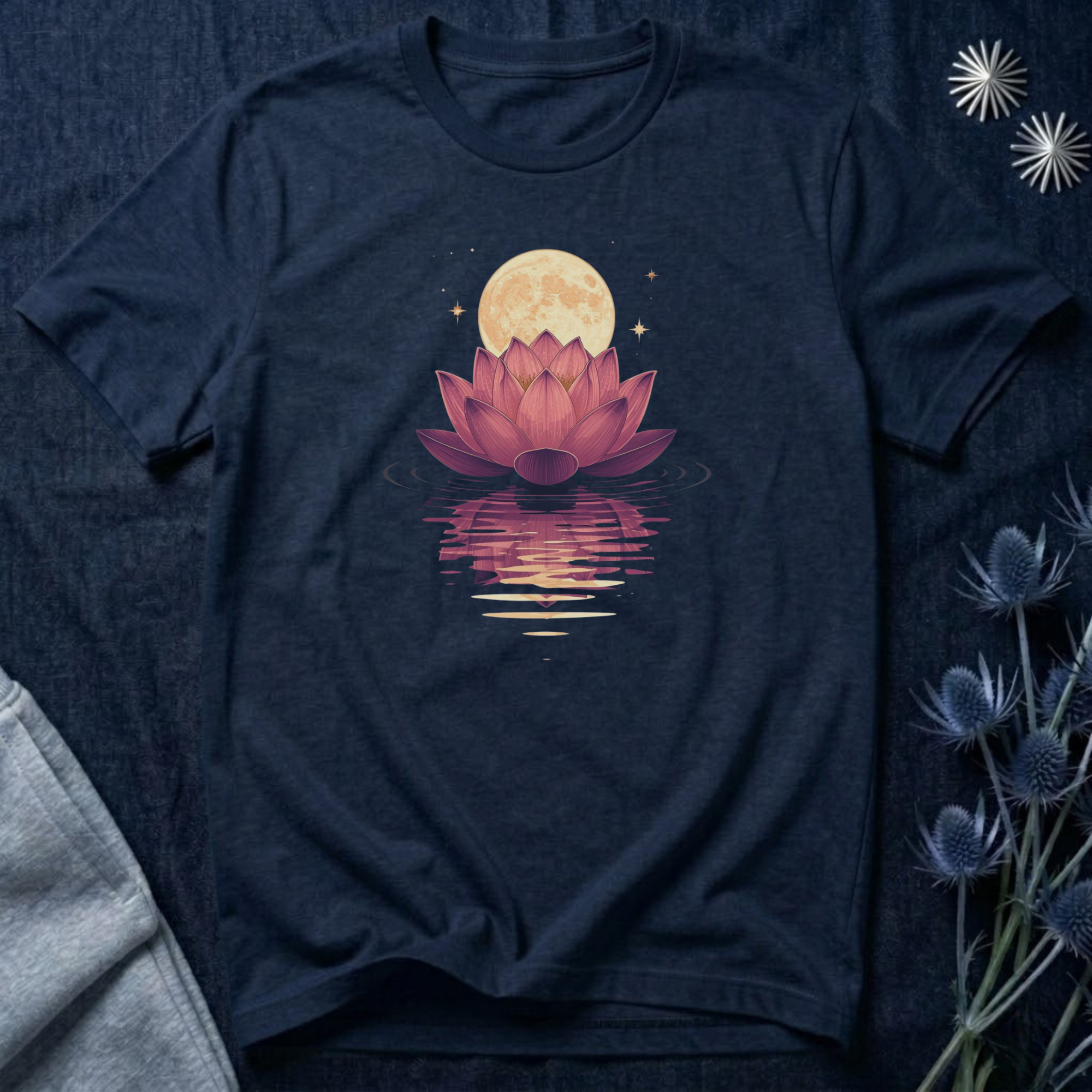 Lotus Moon Reflection T-Shirt