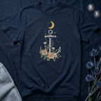 Celestial Blooming Anchor T-Shirt