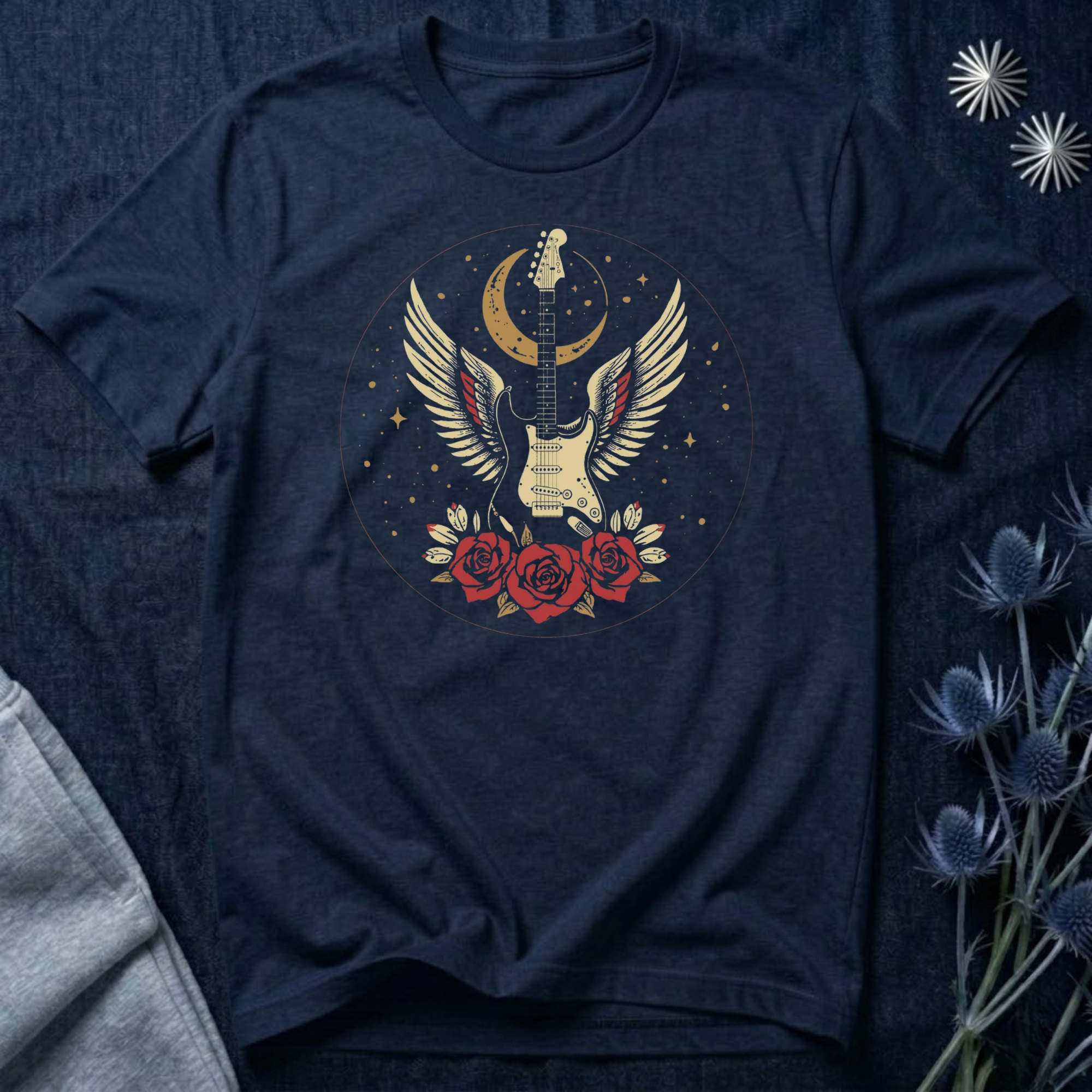 Celestial Rock n Roses T-Shirt
