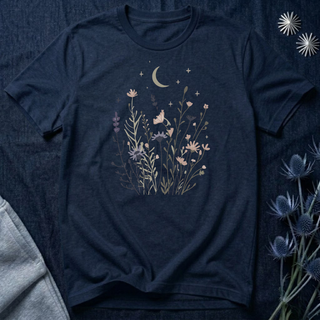 Moonlit Wildflowers T-Shirt