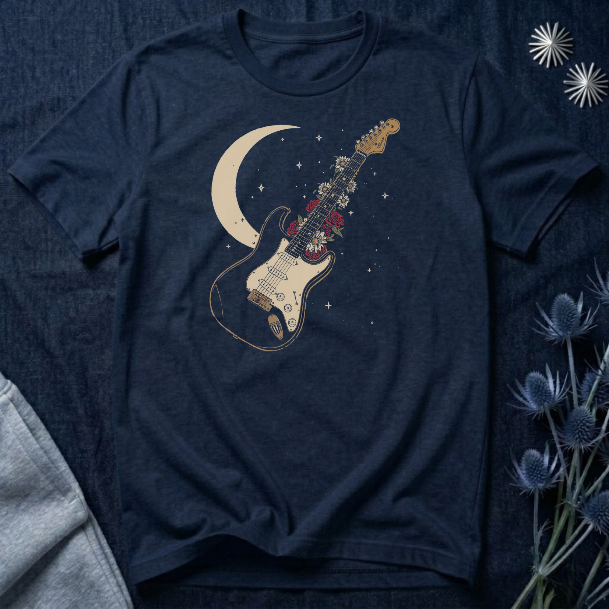 Moonlight and Guitar T-Shirt