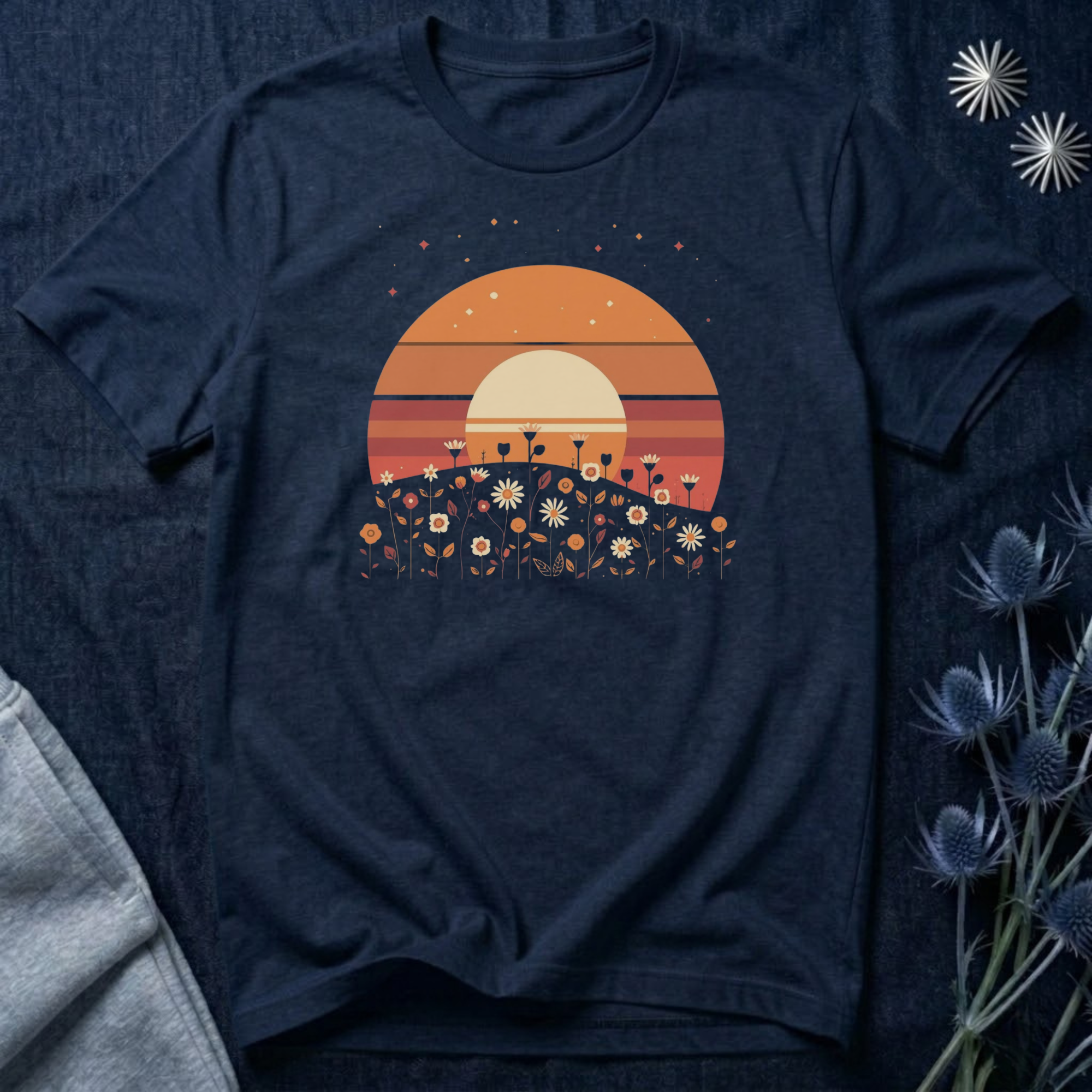 Sunset Wildflowers T-Shirt