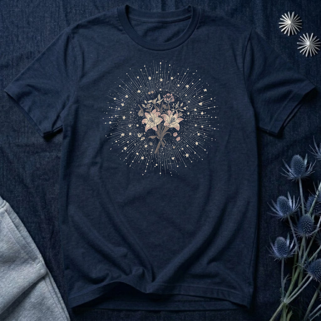 Starburst Floral Graphic T-Shirt