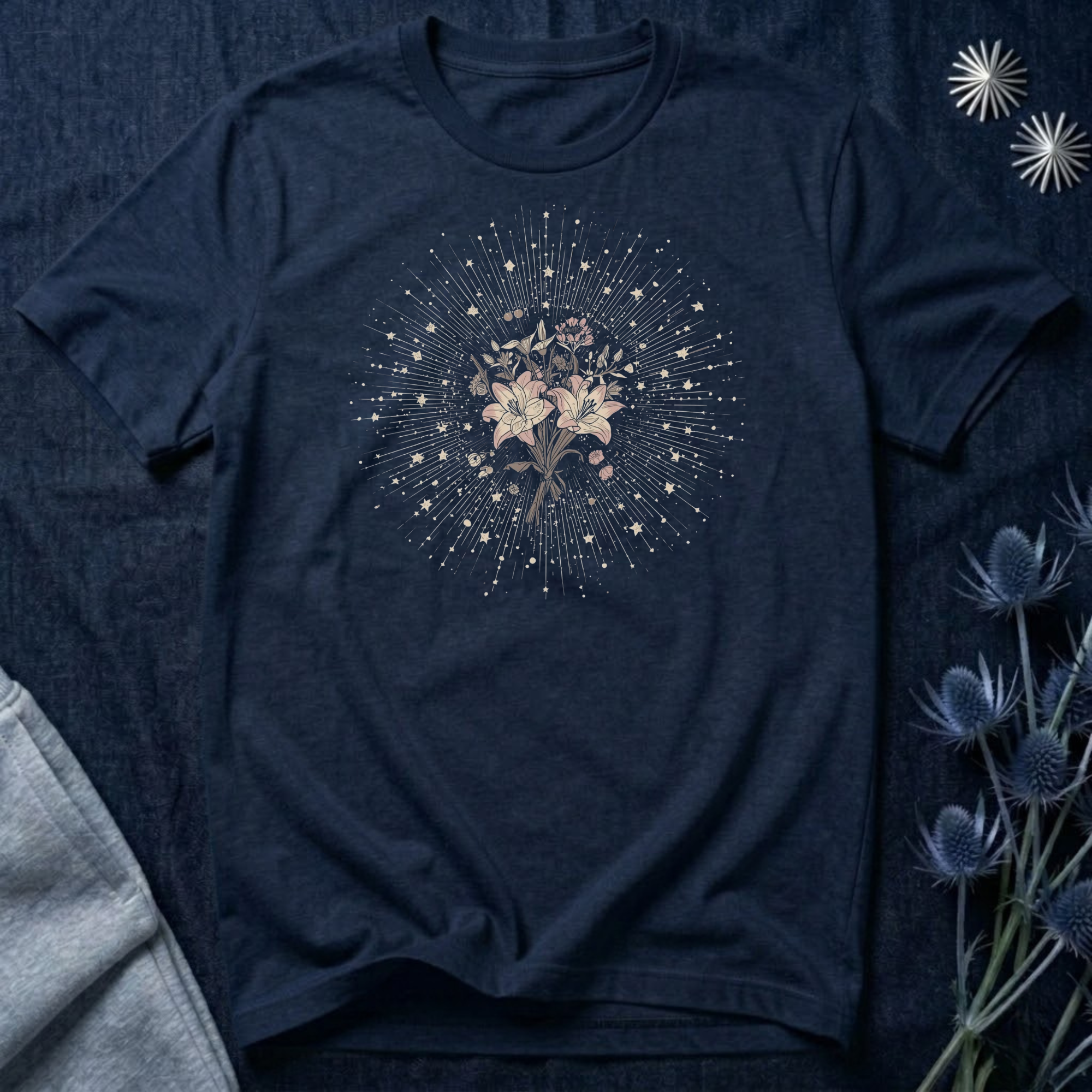 Starburst Floral Graphic T-Shirt