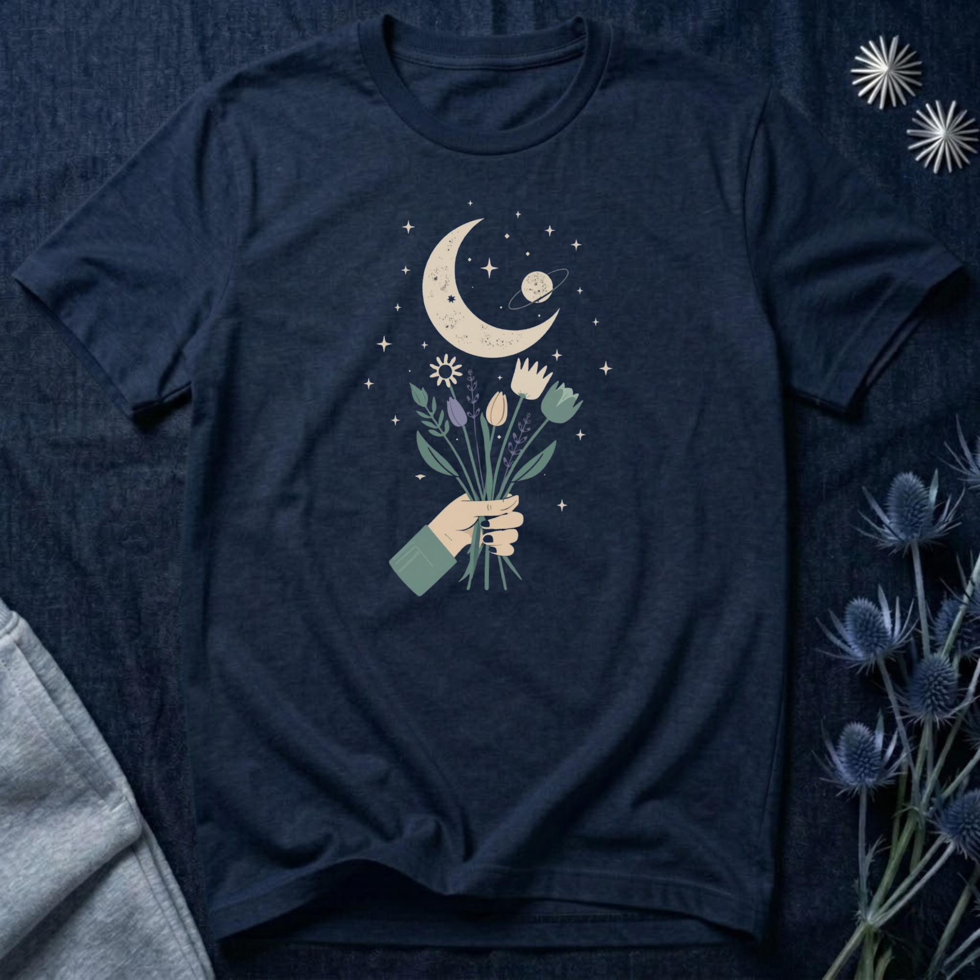 Moonlit Handheld Bouquet T-Shirt