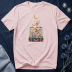 Blooming Suitcase Celestial Graphic T-Shirt