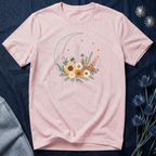Celestial Sunflower Floral T-Shirt