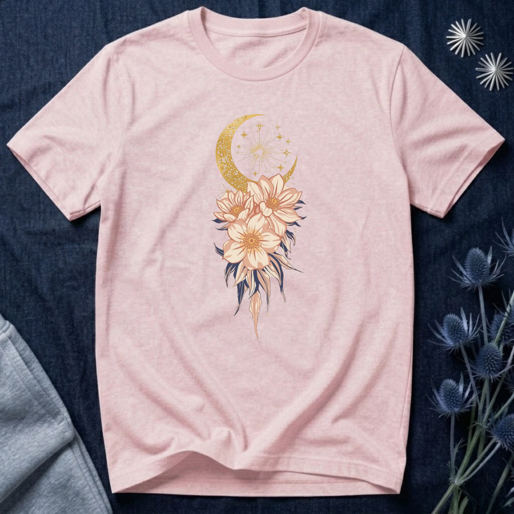 Gold Moon Botanical T-Shirt
