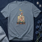 Blooming Suitcase Celestial Graphic T-Shirt