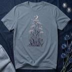 Moonlit Wildflower Night Graphic T-Shirt