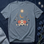Celestial Orbit Floral Graphic T-Shirt