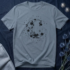 Crescent Moon Stars and Flowers T-Shirt