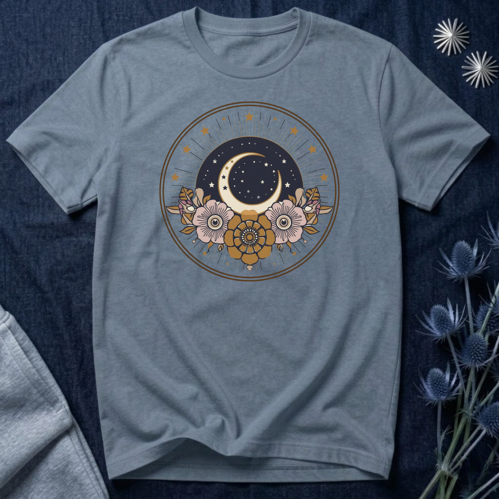 Mystic Moon & Stars Botanical T-Shirt