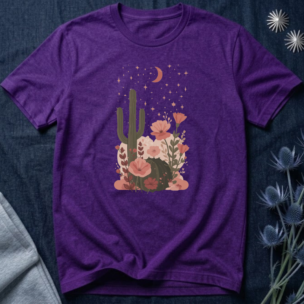 Celestial Floral Desert T-Shirt