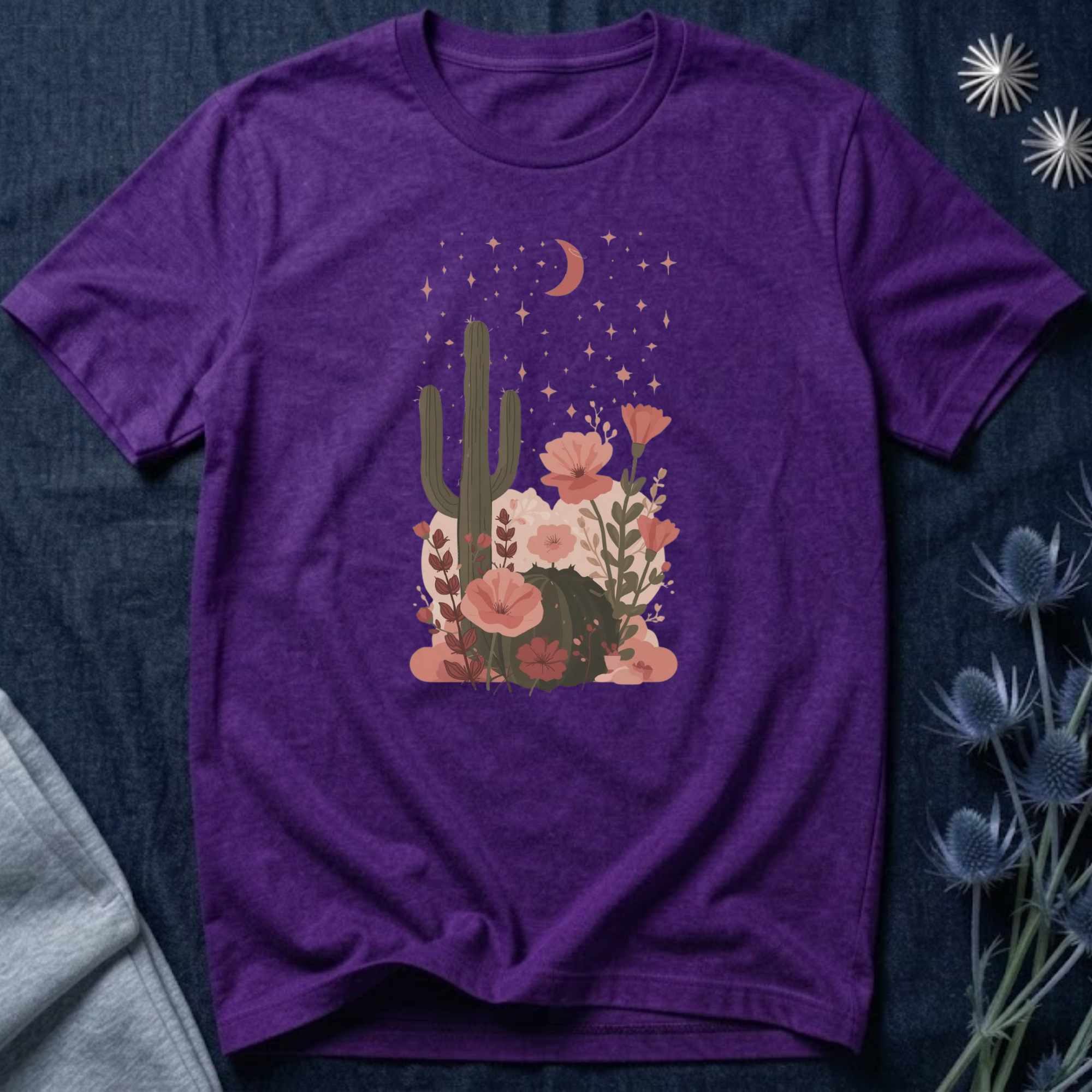 Celestial Floral Desert T-Shirt