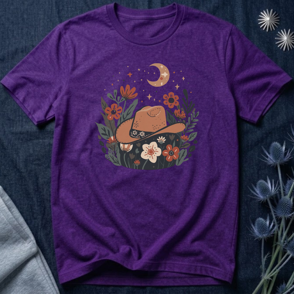 Celestial Cowgirl Floral T-Shirt
