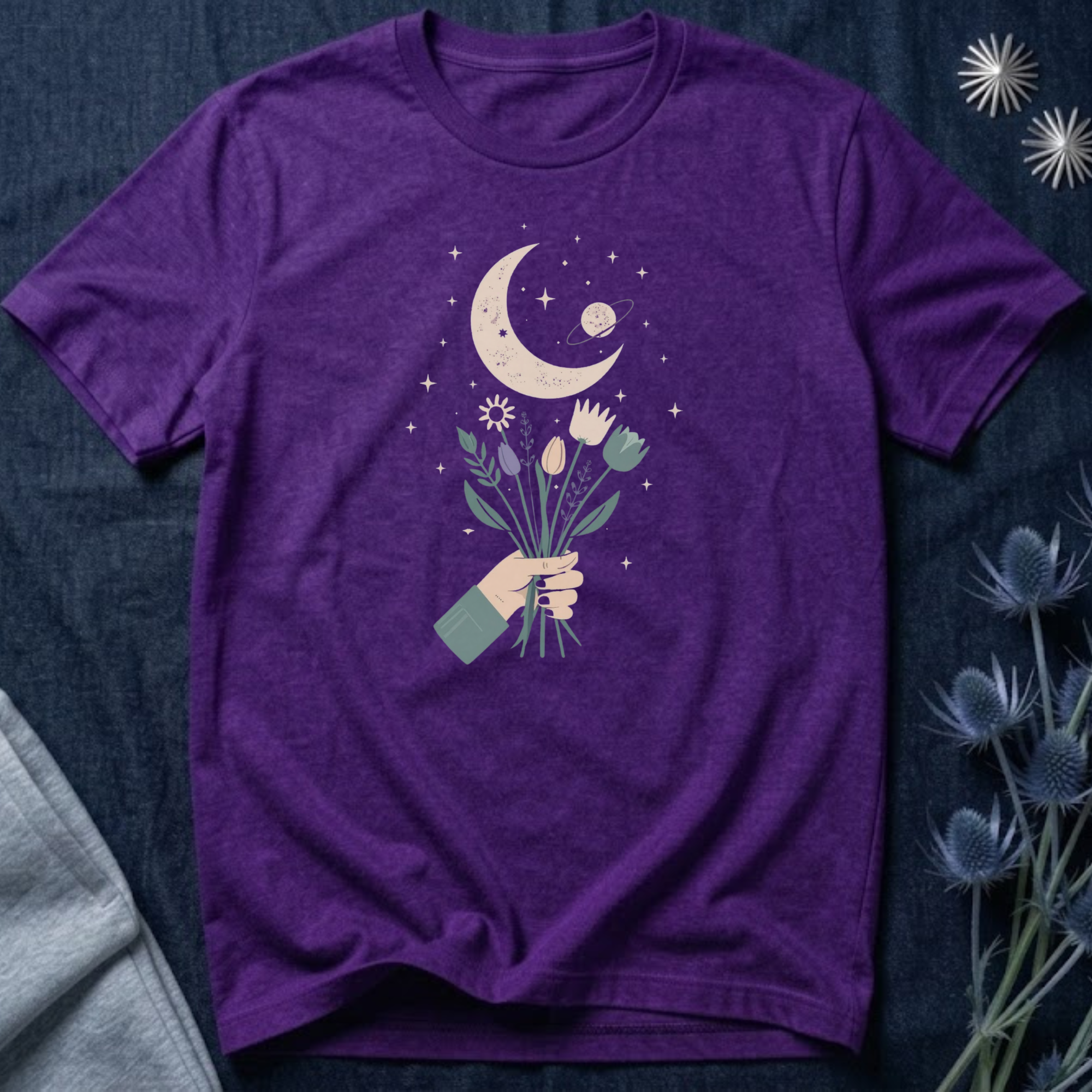 Moonlit Handheld Bouquet T-Shirt