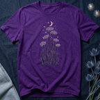 Moonlit Wildflower Night Graphic T-Shirt